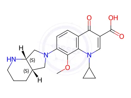 Chemical structure of Moxifloxacin Impurity 20 HCl