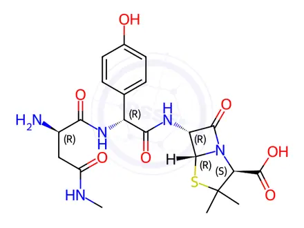 Chemical structure of Aspoxicillin