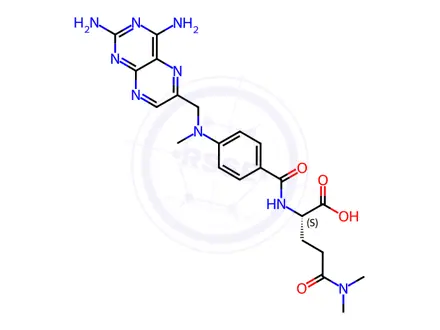 Chemical structure of Methotrexate Dimethylamide