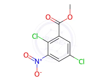 Chemical structure of methyl 2,5-dichloro-3-nitrobenzoate