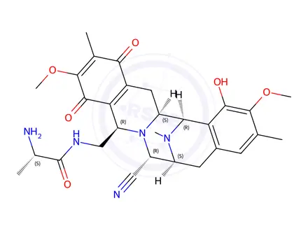 Chemical structure of / B/TRABECTEDIN - - -
