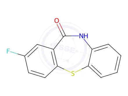 Chemical structure of 2-Fluorodibenzo[b,f][1,4]thiazepin-11(10H)-one