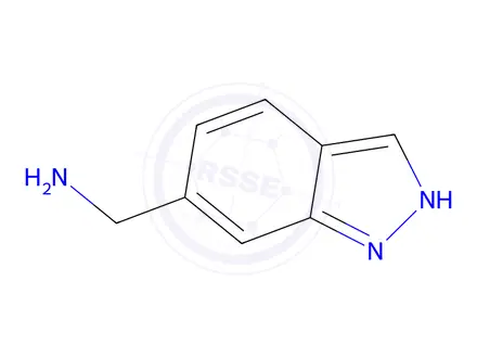 Chemical structure of (1H-indazol-6-yl)methanamine