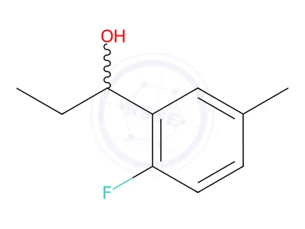 Chemical structure of 1-(2-fluoro-5-methylphenyl)propan-1-ol