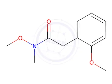Chemical structure of N-Methoxy-2-(2-methoxyphenyl)-N-methylacetamide