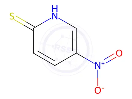 Chemical structure of 5-Nitro-2-pyridinethiol