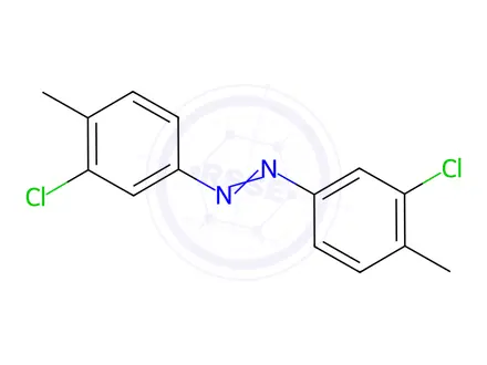 Chemical structure of (E)-1,2-bis(3-chloro-4-methylphenyl)diazene