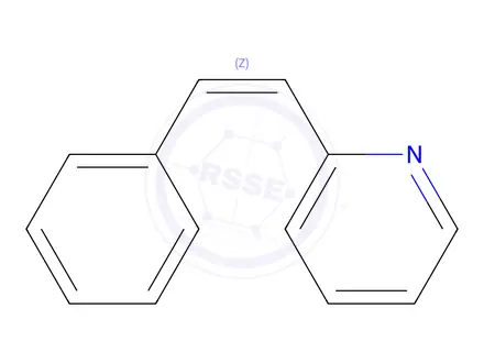 Chemical structure of 2-[(Z)-2-Phenylvinyl]pyridine