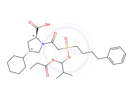 Chemical structure of Fosinopril Sodium Impurity 3(Fosinopril Sodium EP Impurity C)