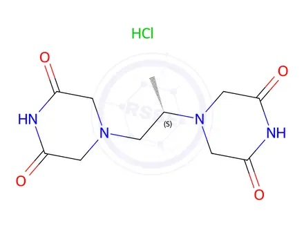 Chemical structure of Dexrazoxane hydrochloride