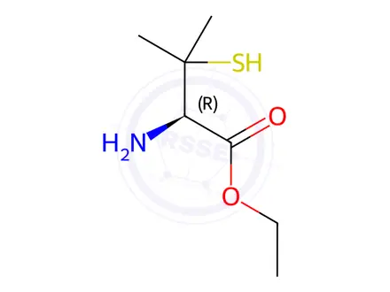 Chemical structure of Penicillamine Impurity 59