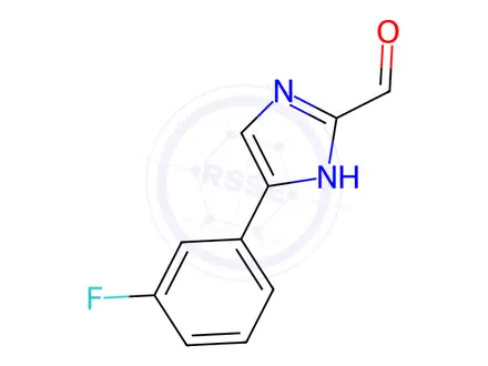 Chemical structure of 4-(3-Fluorophenyl)-1H-imidazole-2-carbaldehyde
