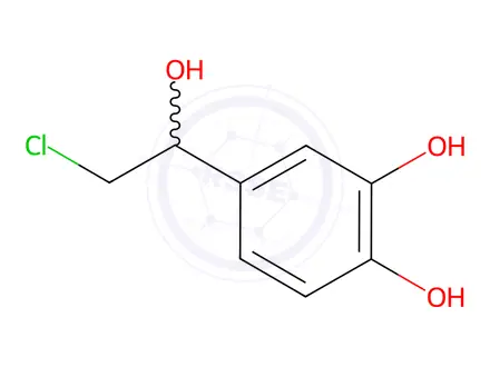 Chemical structure of Norepinephrine Impurity 156
