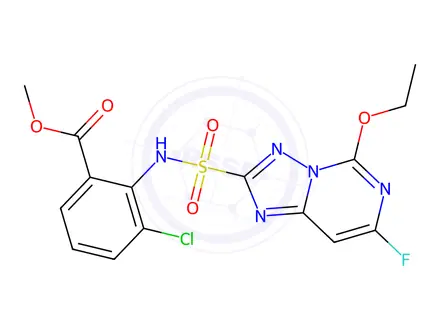 Chemical structure of Cloransulam-methyl