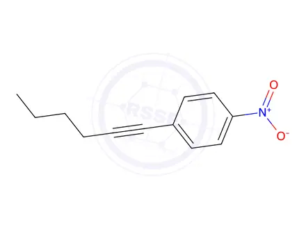 Chemical structure of 1-(HEX-1-YNYL)-4-NITROBENZENE