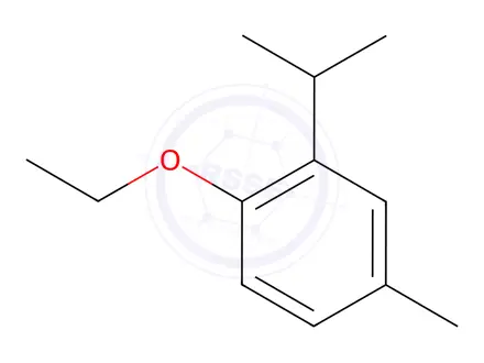 Chemical structure of 1-ethoxy-2-isopropyl-4-methylbenzene