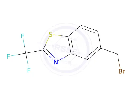 Chemical structure of 5-(Bromomethyl)-2-(trifluoromethyl)benzo[d]thiazole