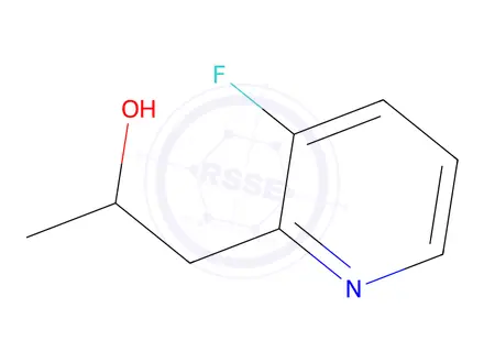 Chemical structure of 1-(3-Fluoropyridin-2-yl)propan-2-ol