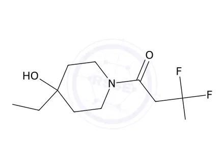 Chemical structure of 1-(4-Ethyl-4-hydroxypiperidin-1-yl)-3,3,3-trifluoropropan-1-one