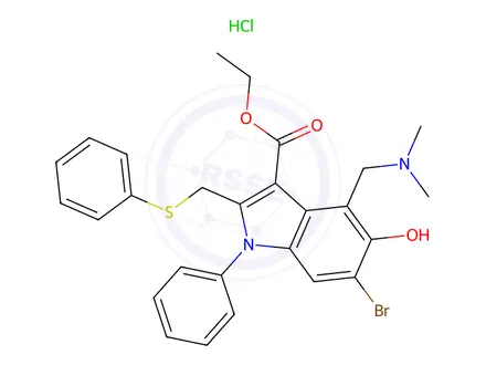 Chemical structure of Arbidol Hydrochloride Impurity 60