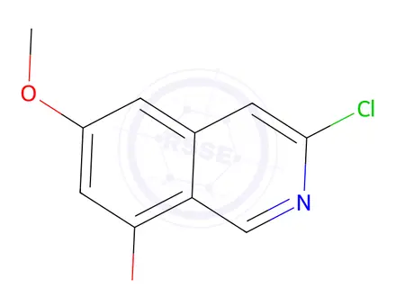 Chemical structure of 3-CHLORO-6,8-DIMETHOXYISOQUINOLINE