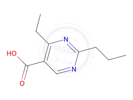 Chemical structure of 4-Ethyl-2-propylpyrimidine-5-carboxylic acid