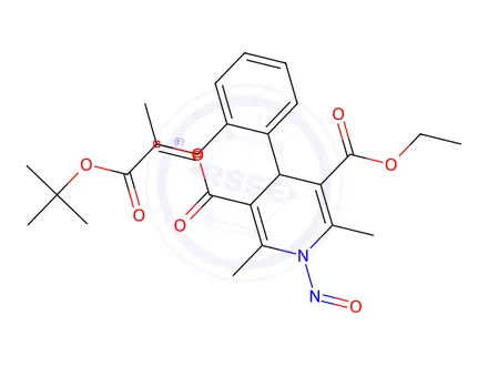 Chemical structure of Lacidipine impurity 9