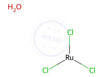 Chemical structure of Ruthenium(III) chloride hydrate