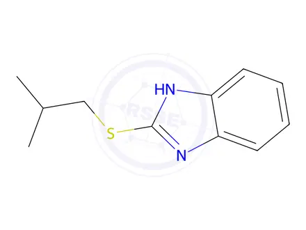 Chemical structure of 2-(Isobutylthio)-1H-benzimidazole