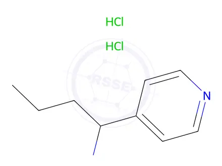 Chemical structure of 1-(4-PYRIDYL)-1-BUTYLAMINE DIHYDROCHLORIDE