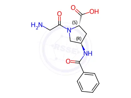 Chemical structure of Danegaptide