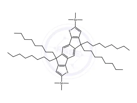Chemical structure of IDT8-2Sn