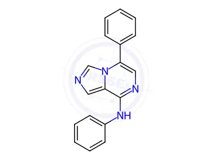 Chemical structure of N,5-Diphenylimidazo[1,5-a]pyrazin-8-amine