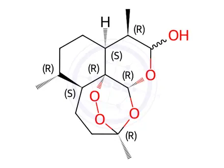 Chemical structure of Dihydroartemisinin Impurity 6