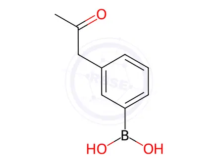 Chemical structure of 1-(3-Boronophenyl)propan-2-one