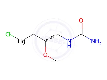 Chemical structure of Chlormerodrin