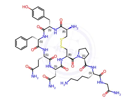 Chemical structure of Lypressin
