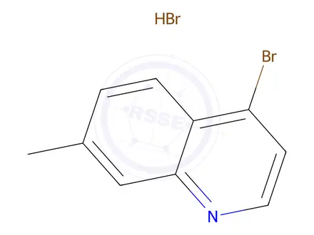 Chemical structure of 4-Bromo-7-methylquinoline hydrobromide