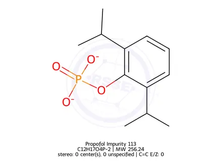 Chemical structure of Propofol Impurity 113