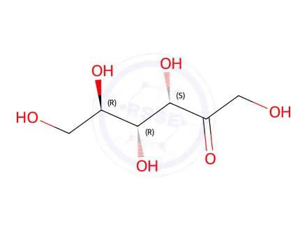 Chemical structure of Fructose