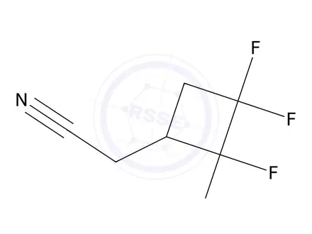 Chemical structure of 2-(2,2,3,3-Tetrafluorocyclobutyl)acetonitrile