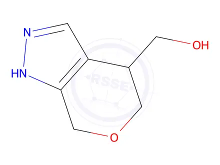 Chemical structure of (1,4,5,7-Tetrahydropyrano[3,4-c]pyrazol-4-yl)methanol