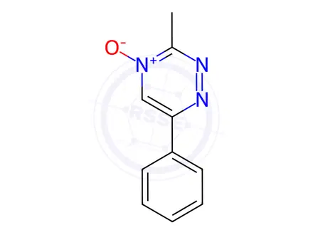 Chemical structure of 3-Methyl-6-phenyl-1,2,4-triazine 4-oxide