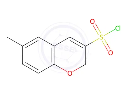 Chemical structure of 6-Methyl-2h-chromene-3-sulfonyl chloride