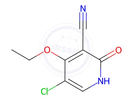 Chemical structure of 5-Chloro-4-Ethoxy-2-Oxo-1,2-Dihydropyridine-3-Carbonit