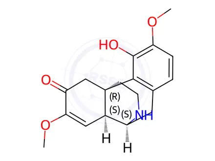 Chemical structure of N-Demethylsinomenine