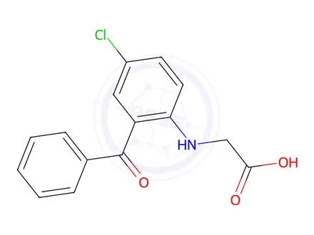 Chemical structure of Oxazepam impurity 9