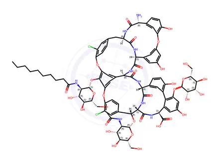 Chemical structure of Teicoplanin