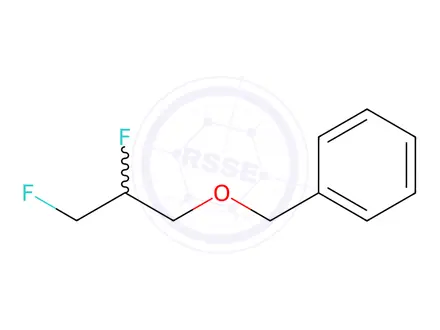 Chemical structure of Benzene, [(2,3-difluoropropoxy)methyl]-