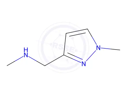 Chemical structure of 1-Methyl-3-((methylamino)methyl)-1H-pyrazole